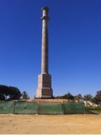 Proyecto de restauración de la columna del IV Centenario - Palos de la Fra. - Huelva - Alquiansa