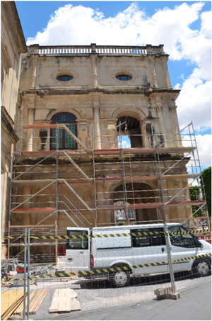 Restauración de las fachadas del ayuntamiento de Sevilla (IV Fase) - Alquiansa