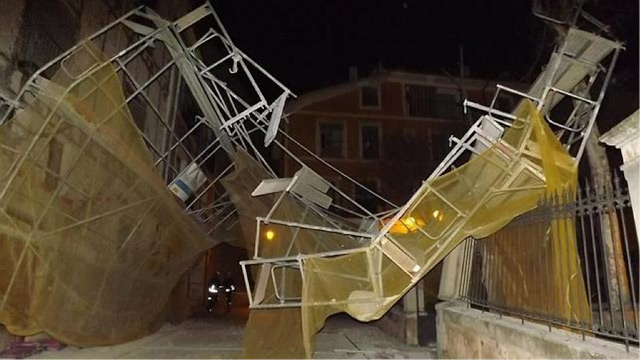 Derrumbe de andamios en Donostia. ¿Por qué se caen los andamios? - Alquiansa