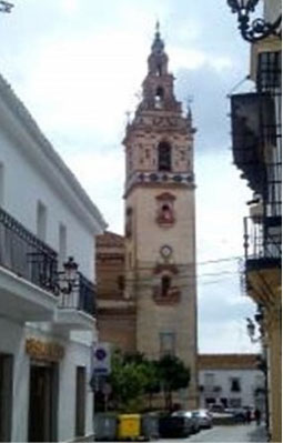 Restauración de la fachada principal de la iglesia parroquial de Moguer - Alquiansa