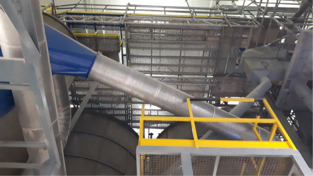 Pasarela sobre silos para la creación de una plataforma de mantenimiento - Alquiansa