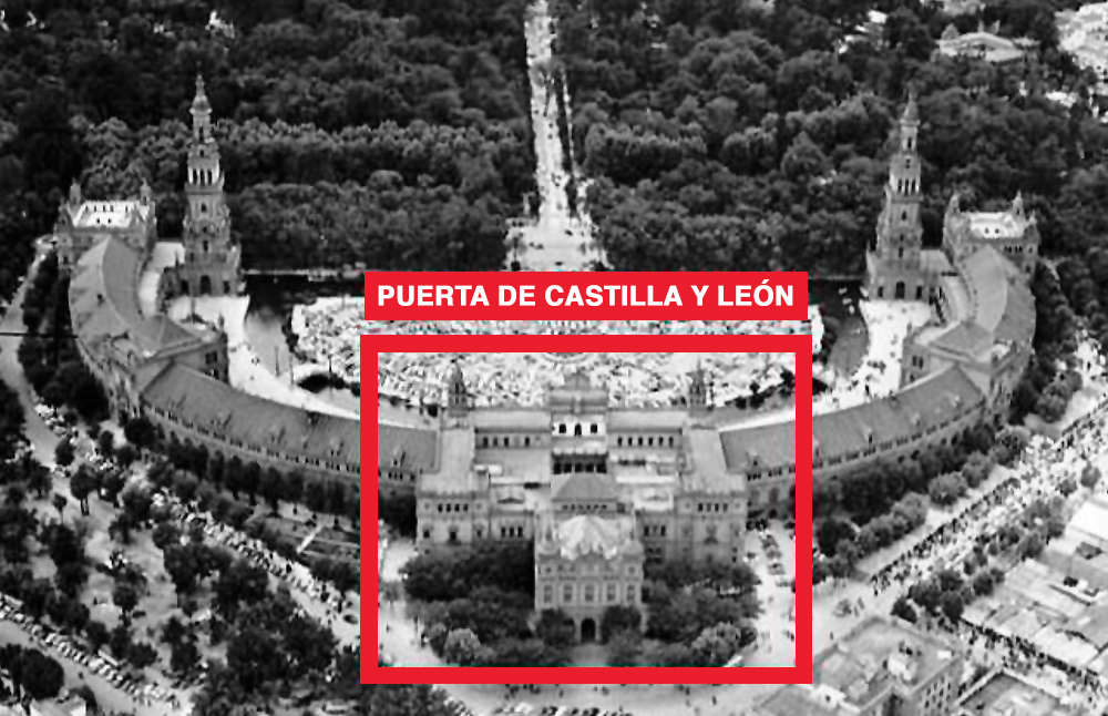 Plaza España de Sevilla,  Puertas de Castilla y León - Alquiansa