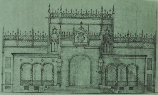 Alquiansa monta los andamios para la restauración del Pabellón Real - Alquiansa