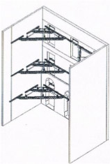 Estabilizador de fachada y apuntalamiento de dos forjados de un edificio - Alquiansa