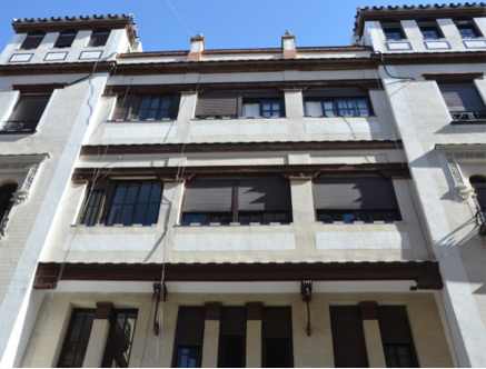 Estabilizador de las fachadas de dos viviendas en el barrio de San Bernardo - Alquiansa