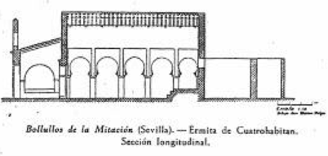 Montaje de andamios para la restauración de la cara este de la Giralda - Alquiansa