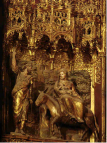 Andamio para la limpieza del Retablo Mayor de la Catedral de Sevilla - Alquiansa