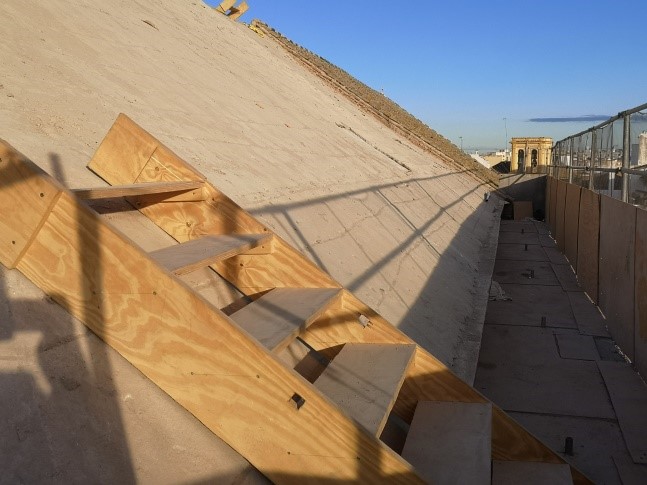 Rehabilitación de las cubiertas de teja del convento Madre de Dios de Sevilla - Alquiansa