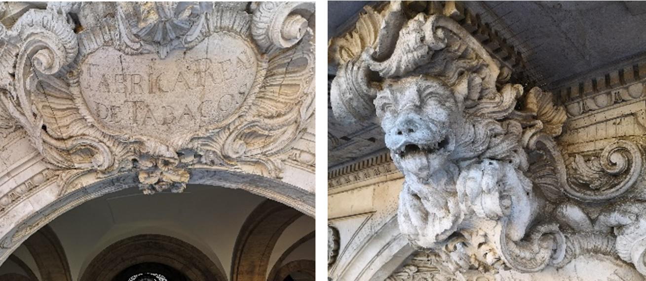 Restauración Portada de la Fama del rectorado de la Universidad de Sevilla - Alquiansa