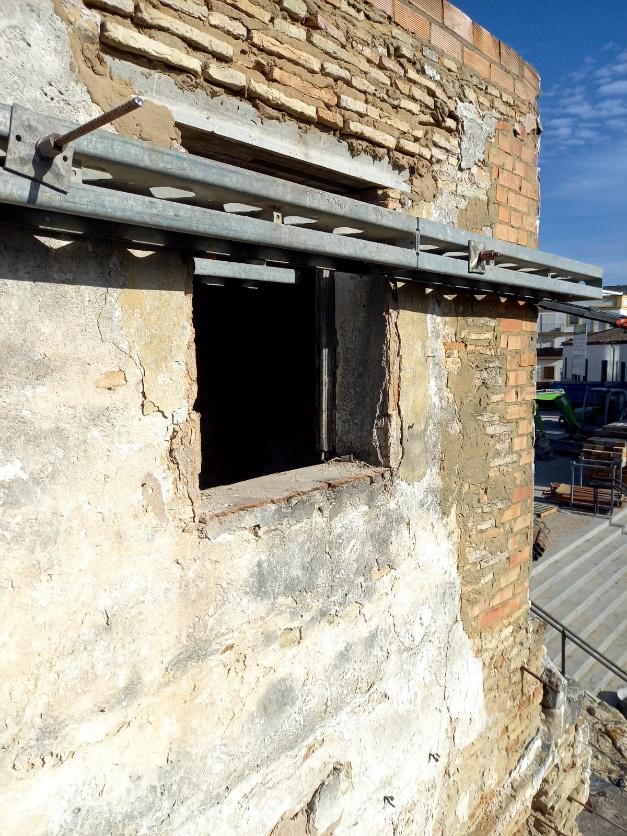 Estabilizador de fachadas para la construcción del Museo del Flamenco Jerez - Alquiansa
