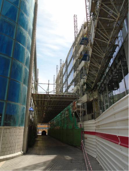 Gibraltar. Base de paso para la protección del acceso al Saint Martin School durante la ejecución de las obras para el nuevo Governor's Meadow School. - Alquiansa