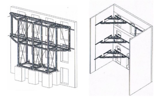 Estabilización de fachada para el centro de interpretación del tesoro del Carambolo - Alquiansa