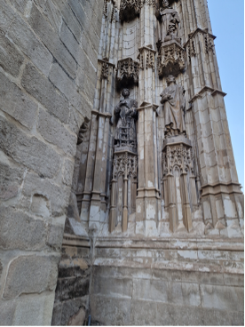 Bajada de la escultura de San Lorenzo, Puerta Asunción, Catedral de Sevilla - Alquiansa