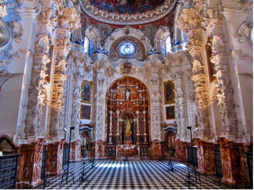 Desmontaje del retablo de mármol de La Asunción en la Catedral de Cádiz - Alquiansa